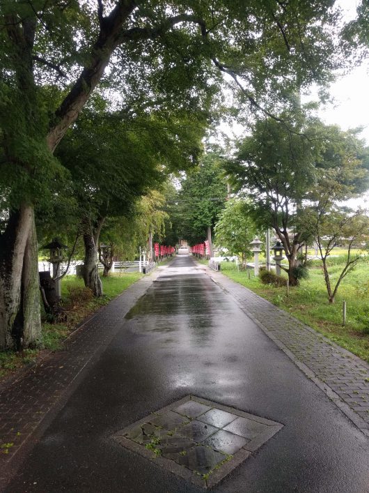 矢川神社参道